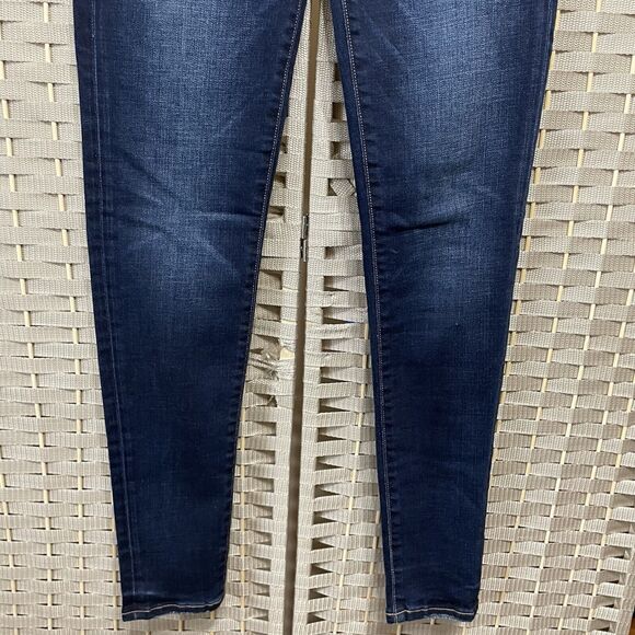 American Eagle HI-RISE JEGGING Jeans Women's 4R Blue Dark Wash Stretch Denim - Picture 4 of 11